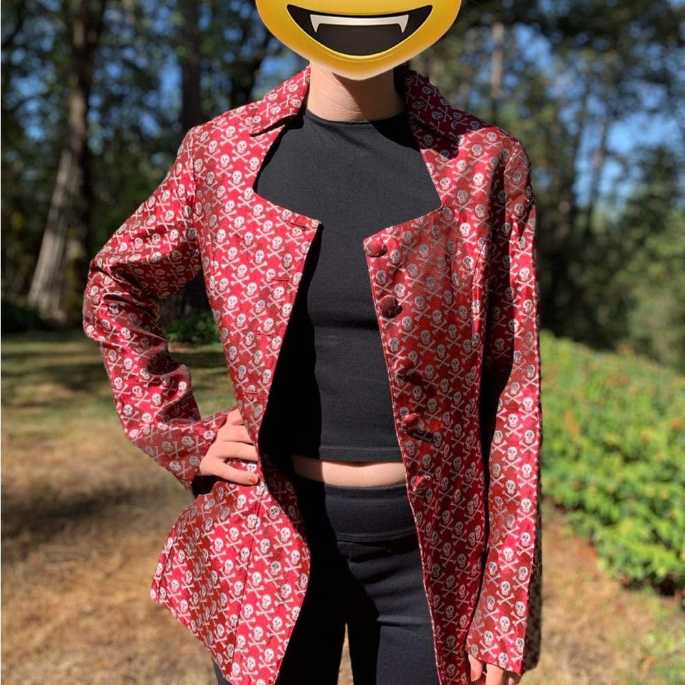 TRIPP NYC embroidered skull jacket. Vintage. #trippnyc #1994